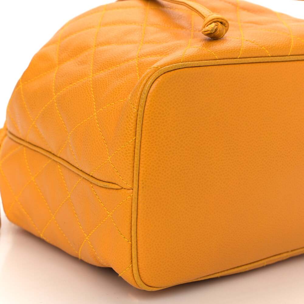 Caviar Quilted Drawstring Backpack #218767C14B - image 9